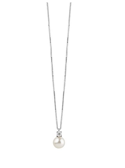 BLISS - Pearl and Diamond Necklace