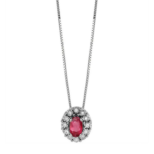 Bliss - Ruby and Diamond Necklace