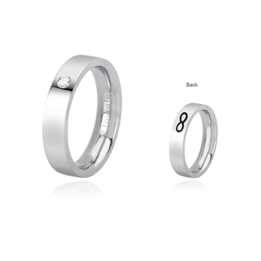 2JEWELS - Fedina in Acciaio con Infinito