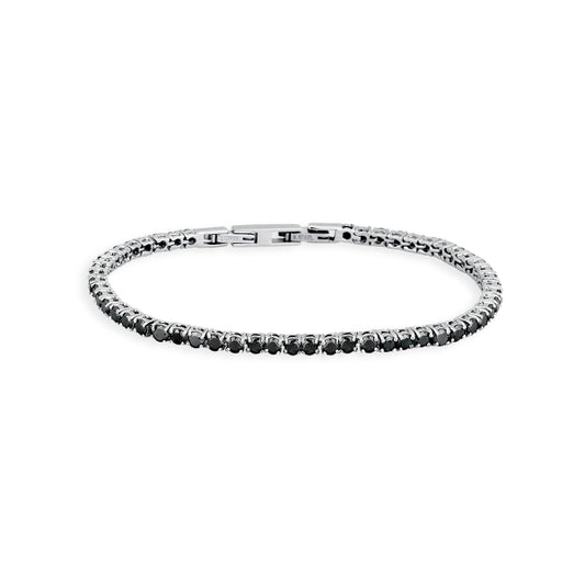 2JEWELS - Black Tennis Bracelet