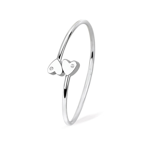 2JEWELS DONNA - Rigid Bracelet with Hearts