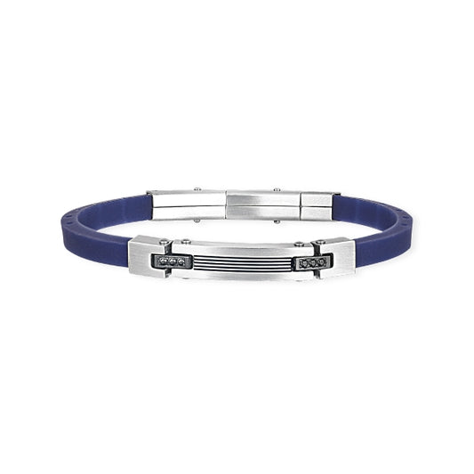 2JEWELS - Blue Silicone Bracelet