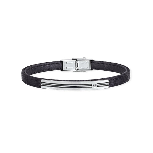 2JEWELS - Steel and Leather Bracelet