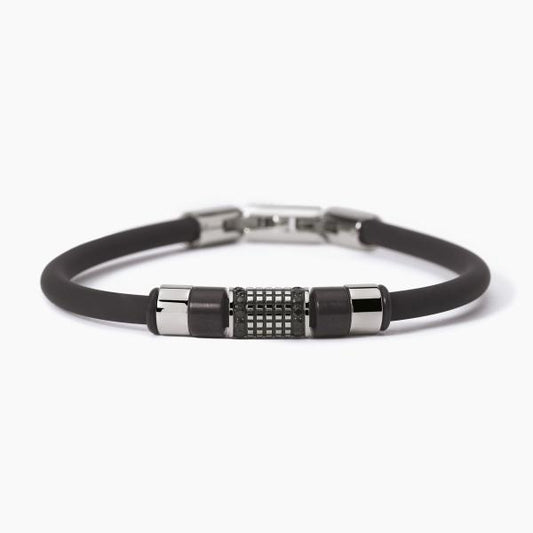 2JEWELS - Bracciale Acciaio e Silicone
