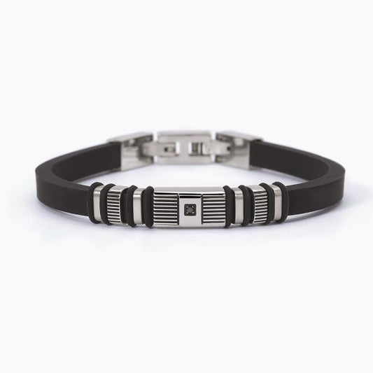 2JEWELS - Bracciale Acciaio e Pelle