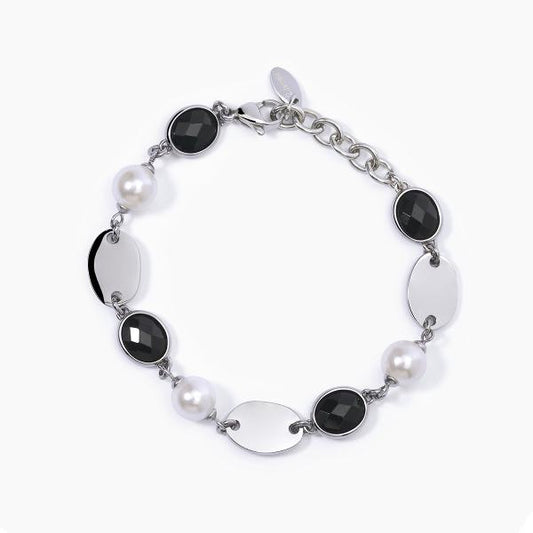 2JEWELS - Bracciale Con Shell Pearl e Colour Glass