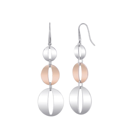 2JEWELS - Rose Steel Earrings
