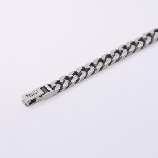 MABINA UOMO - Bracciale Uomo Groumette Argento