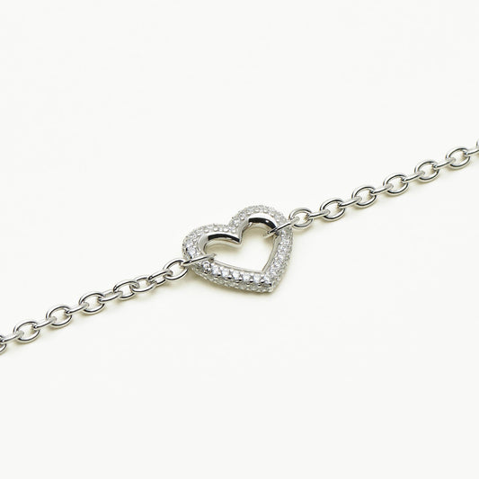 MABINA - Bracciale Bubble Heart