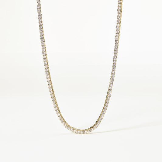 MABINA - Collana Tennis Dorata