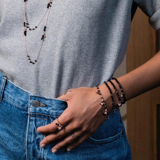 RUE DES MILLE - Bracciale Gipsy Black