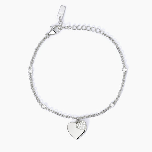 MABINA - Bracciale con Cuore Personalizzabile
