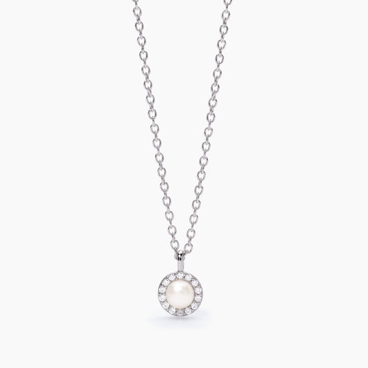 MABINA - Collana Con Perla Coltivata In Argento