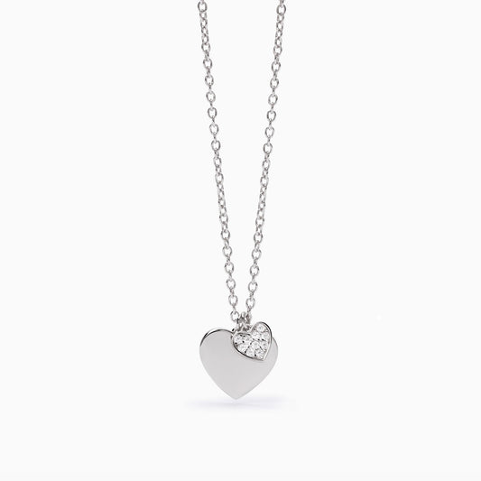 MABINA - Collana Con Doppio Cuore
