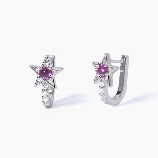 MABINA - Orecchini Stella a Semicerchio
