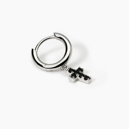 MABINA UOMO - Orecchino con ciondolo croce MYSTICAL
