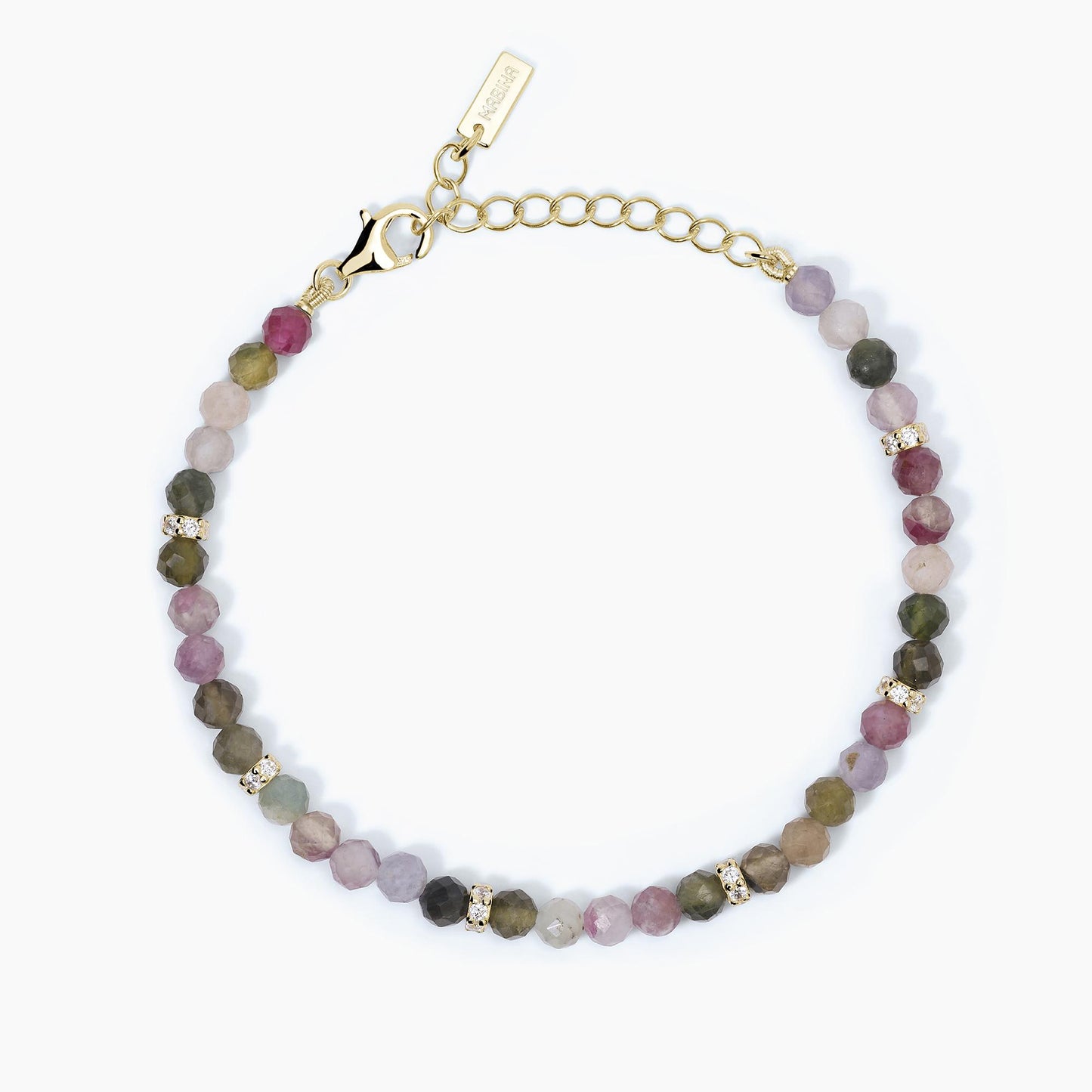 MABINA - Bracciale in con tormalina COLOR CODE