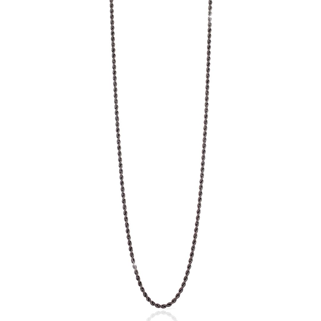 UNOAERRE - Black Bronze Long Necklace