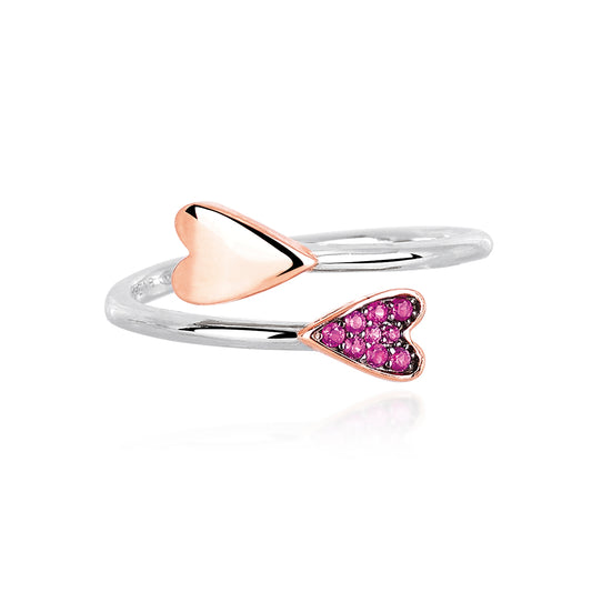 MABINA - Contrariè Hearts Ring