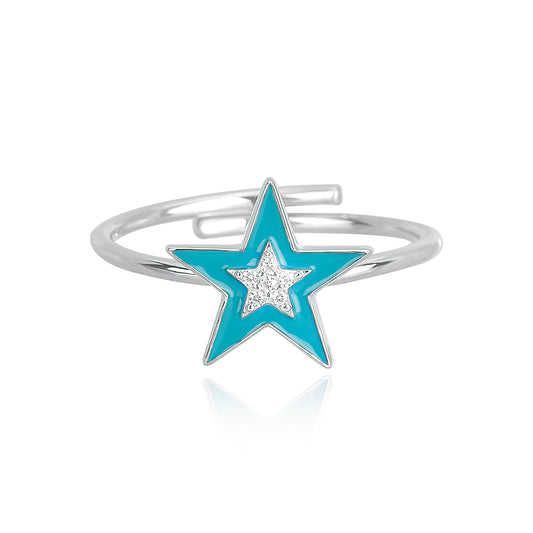 MABINA - Silver Star Ring