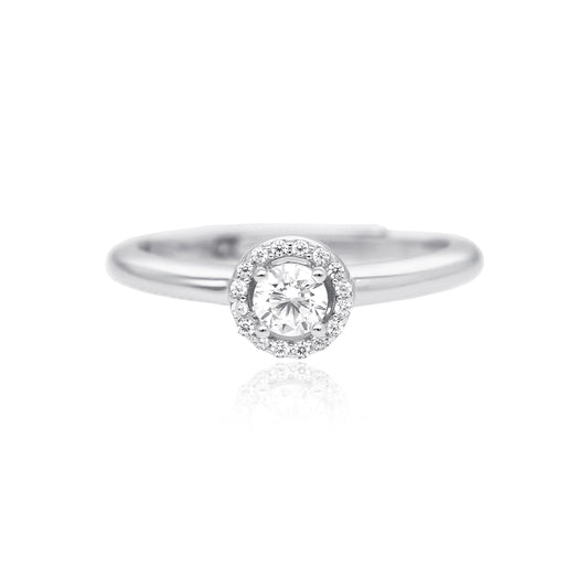 MABINA - Anello Solitario in Argento