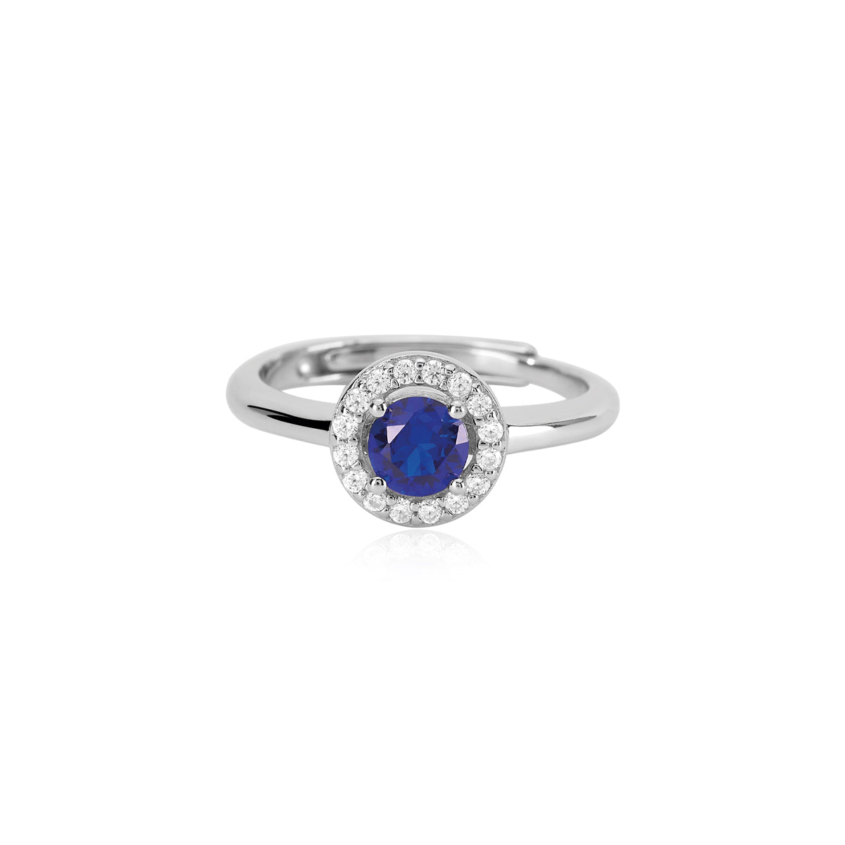 MABINA - Ring with Emerald, Sapphire and Synthetic Ruby