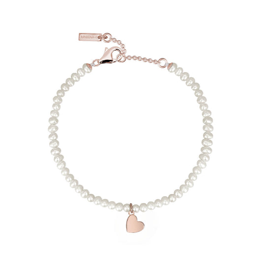 MABINA - Bracciale Perline e Cuore