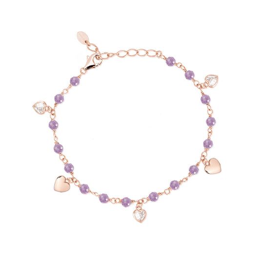 MABINA - Bracciale Pietre Viola