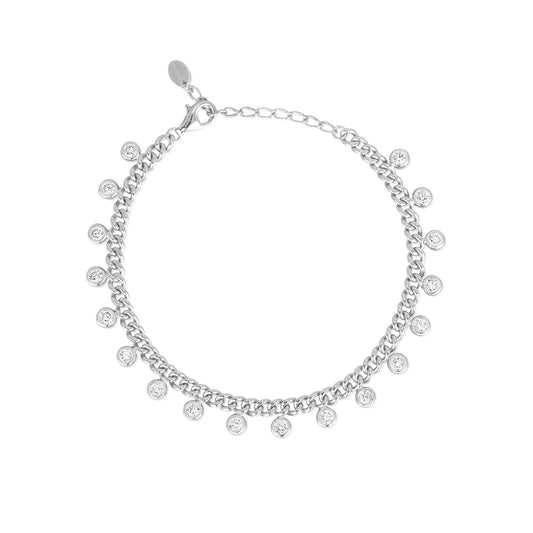 MABINA - Bracciale Catena e Zirconi