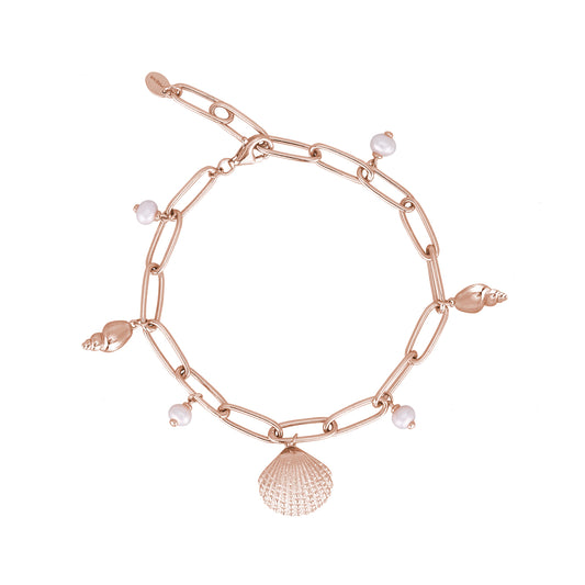 MABINA - Bracciale Conchiglia e Perle