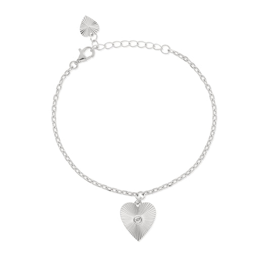 MABINA - Bracciale Cuore Raggi