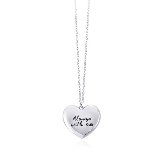 MABINA - Rounded Heart Necklace
