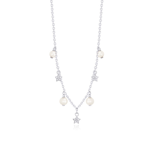 MABINA - Collana Stelle e Perle