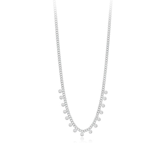 MABINA - Collana con Catenina e Zirconi