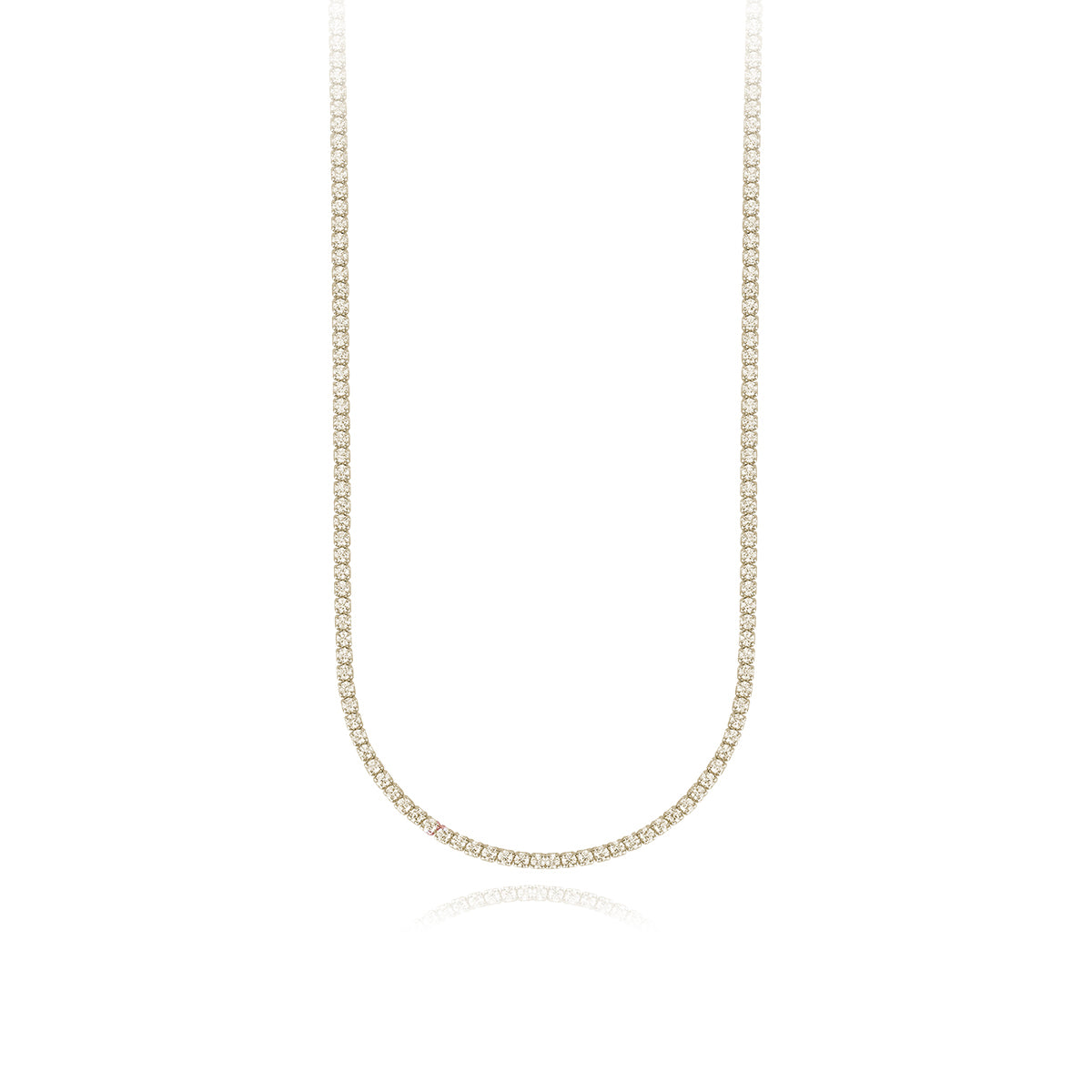 MABINA - Golden Tennis Necklace