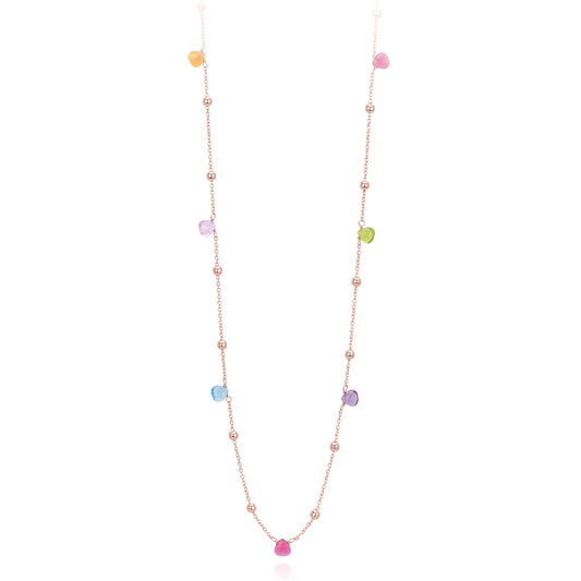 MABINA - Collana con Pietre Colorate