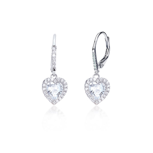 MABINA - Heart Hook Earrings