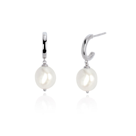 MABINA - Pendant Earrings with Pearls