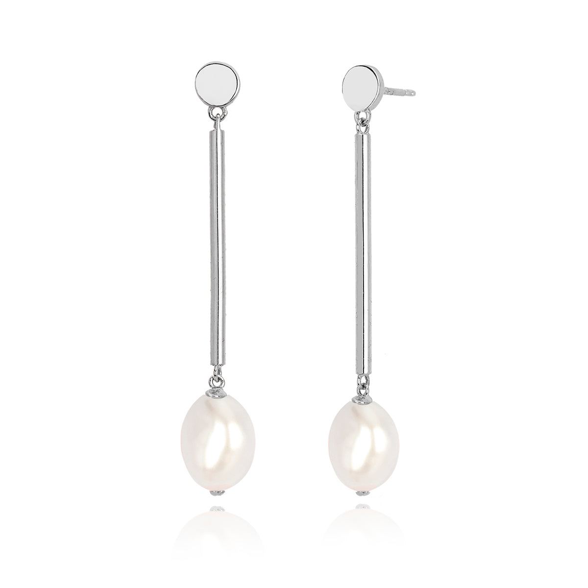 MABINA - Pearls Pendant Earrings