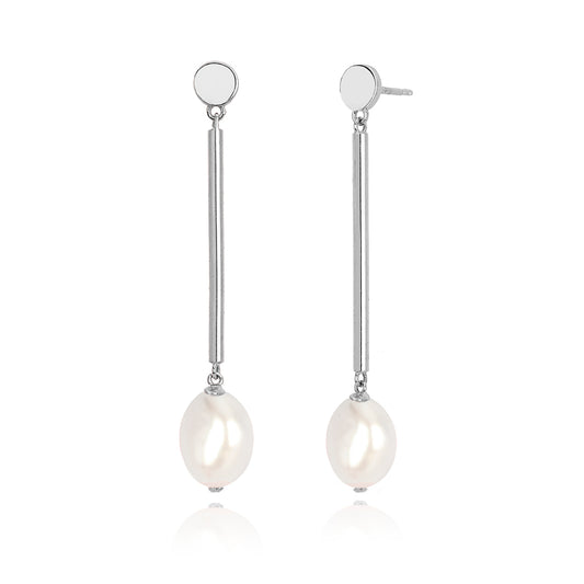 MABINA - Orecchini Pendenti Perle