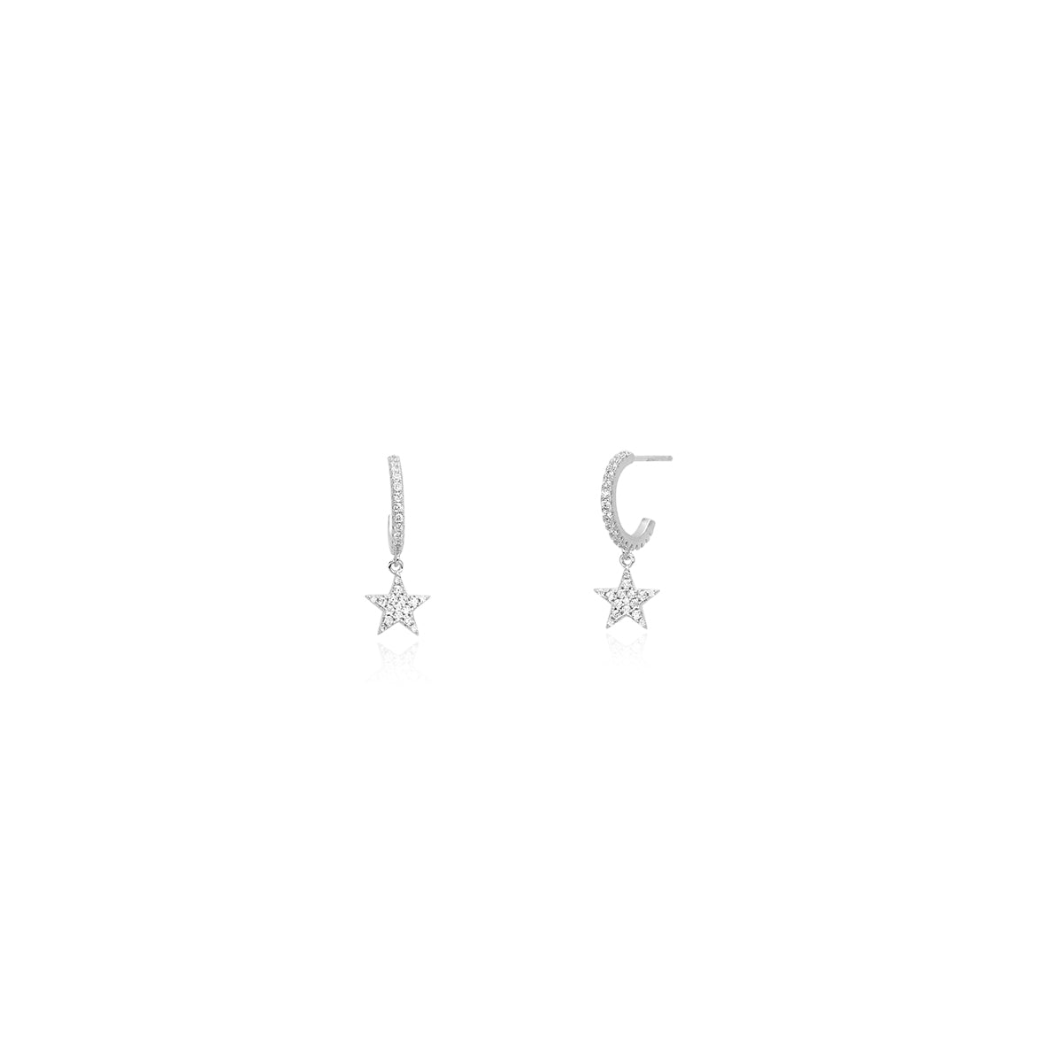 MABINA - Pendant Earrings with Star