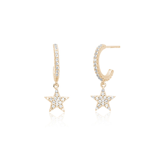 MABINA - Stars Earrings