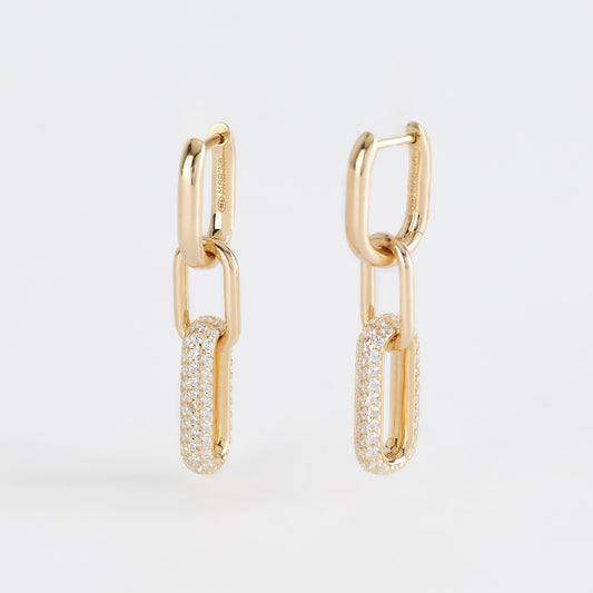 MABINA - Orecchini Maglie Ovali