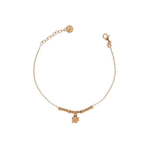 RUE DES MILLE - Bracciale micro anelli Quadrifoglio