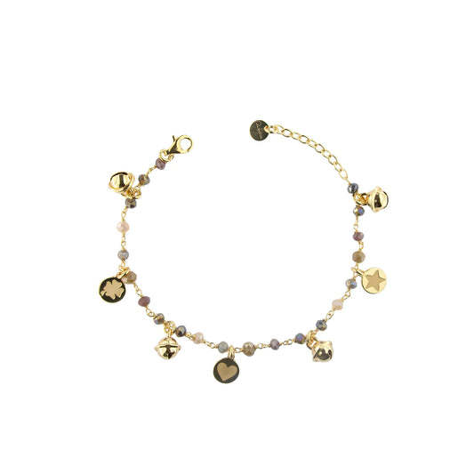 RUE DES MILLE - Braccialetto Incatenato e Campanelli