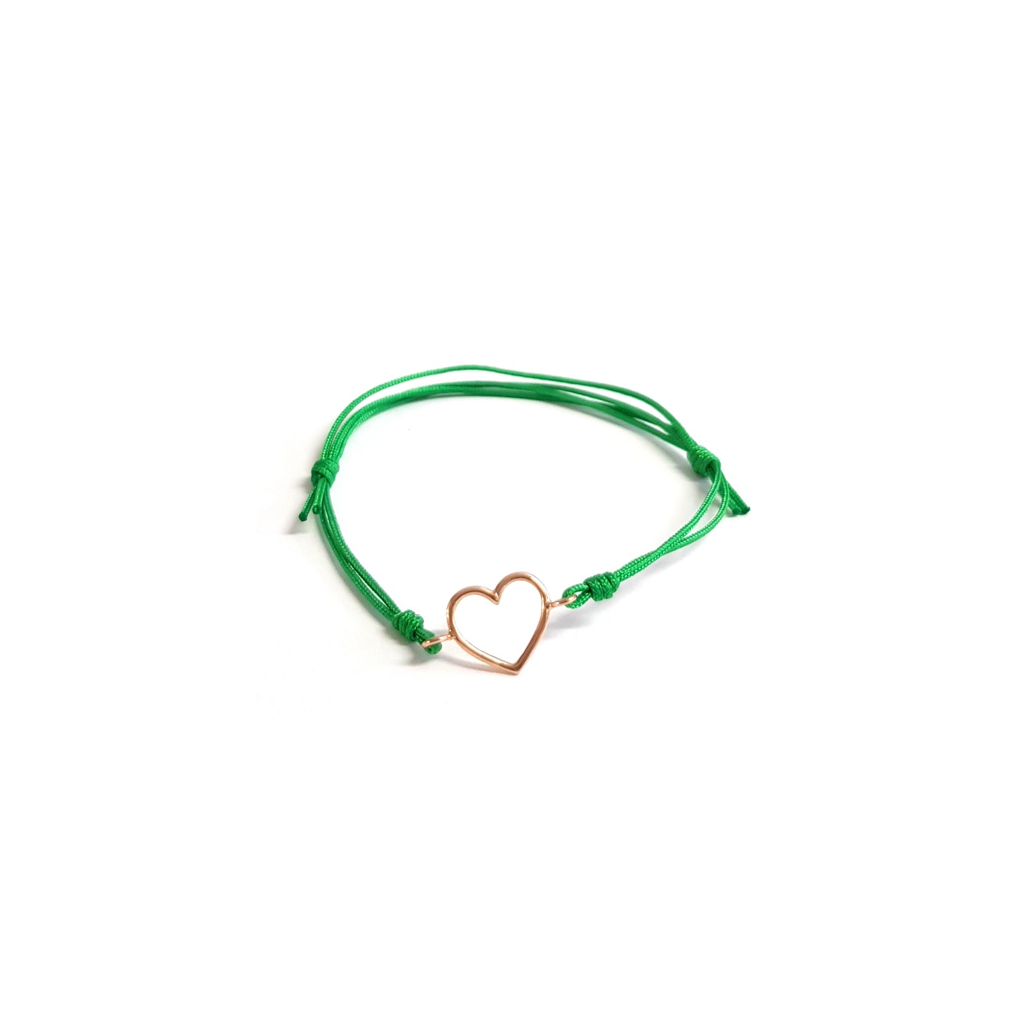 Tenderness - Green Heart Bracelet