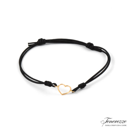Tenerezze - Bracciale Cuore Black