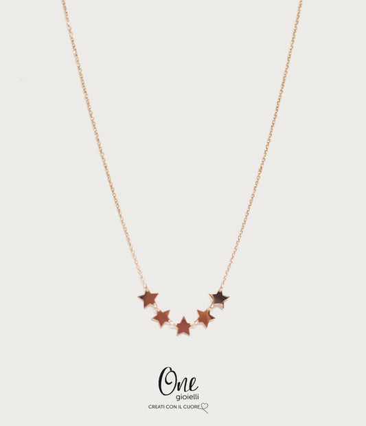 Tenerezze - Collana Stelle in Oro