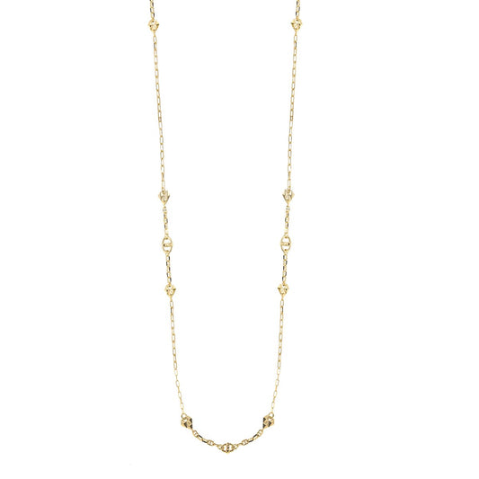 RUE DES MILLE - Collana Maglia Marina e Cuore Matto