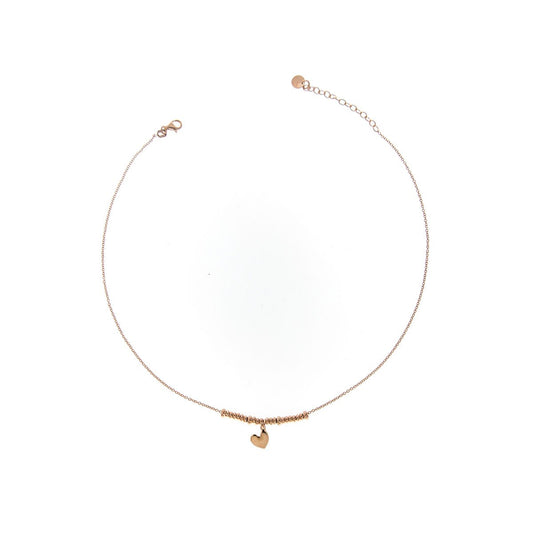 RUE DES MILLE - Heart micro rings necklace